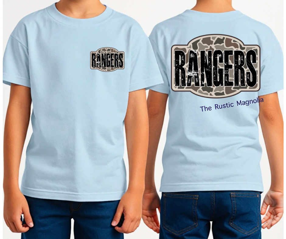 Rangers - Camo (Front & Back)