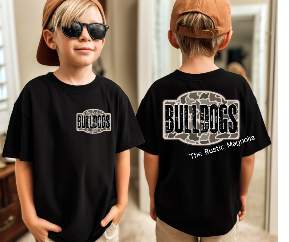 Bulldogs - Camo (Front & Back)