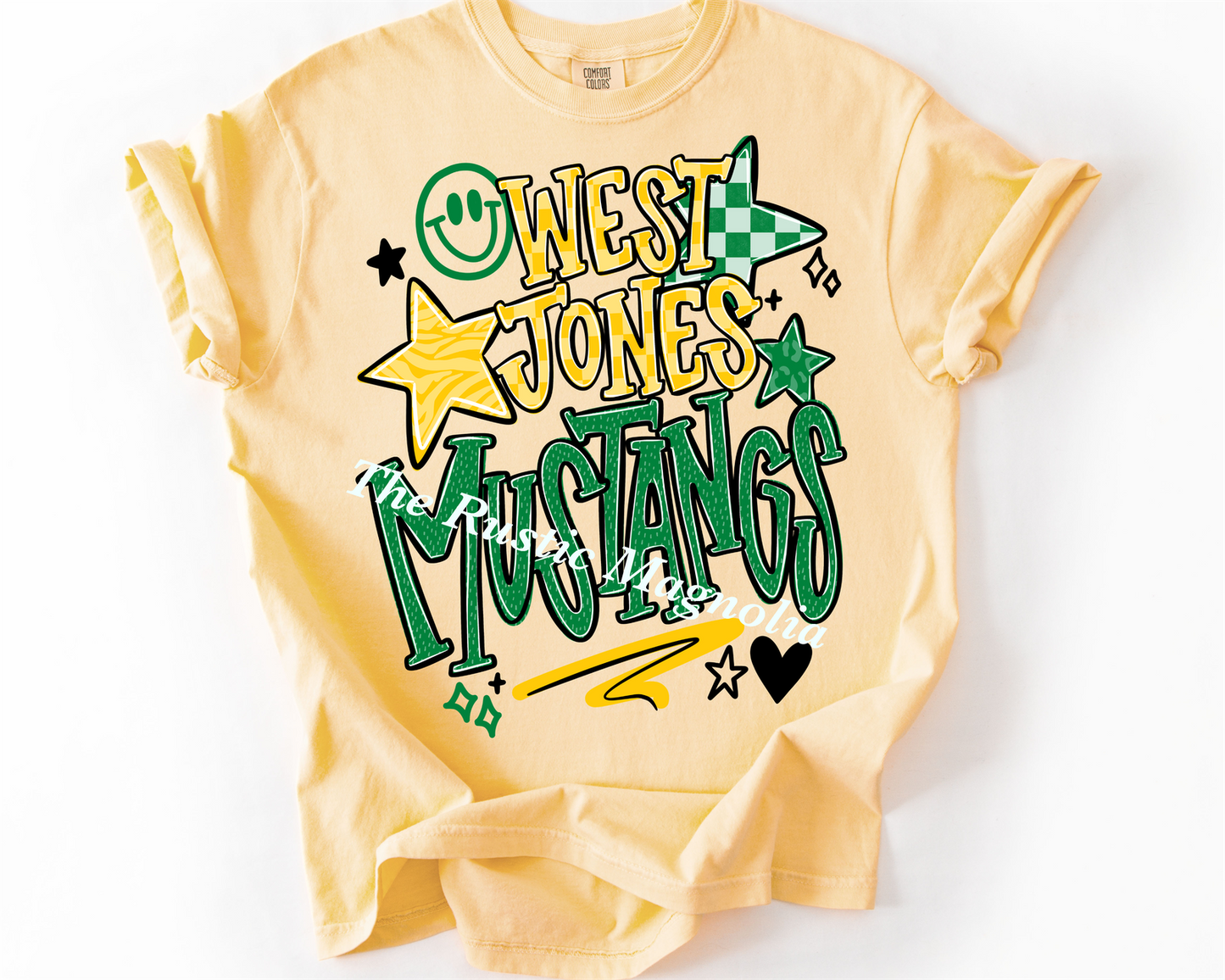 West Jones Mustangs Smiley (ADULT)