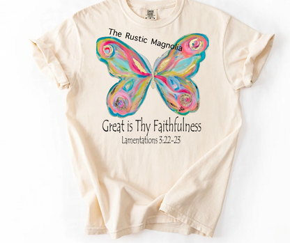 AGA Butterfly - Great is Thy Faithfulness
