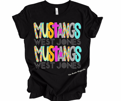 West Jones Mustangs (poppy)