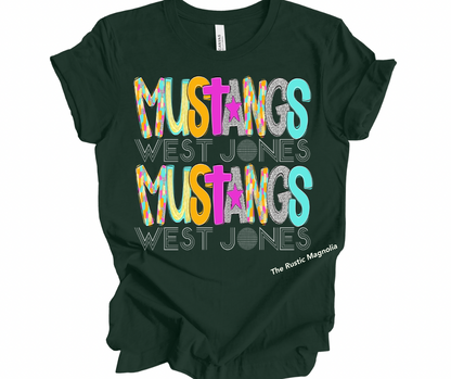 West Jones Mustangs (poppy)