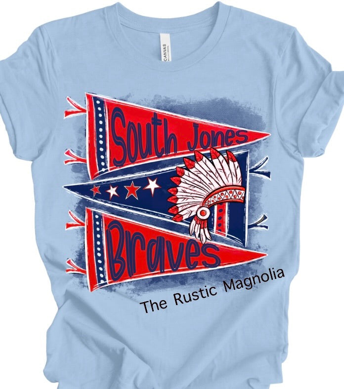 South Jones Braves Pennant