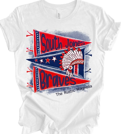 South Jones Braves Pennant