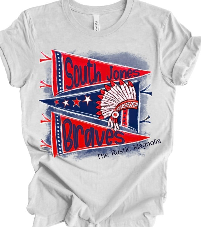 South Jones Braves Pennant