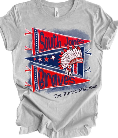 South Jones Braves Pennant