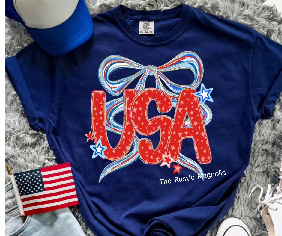 USA Preppy Bow
