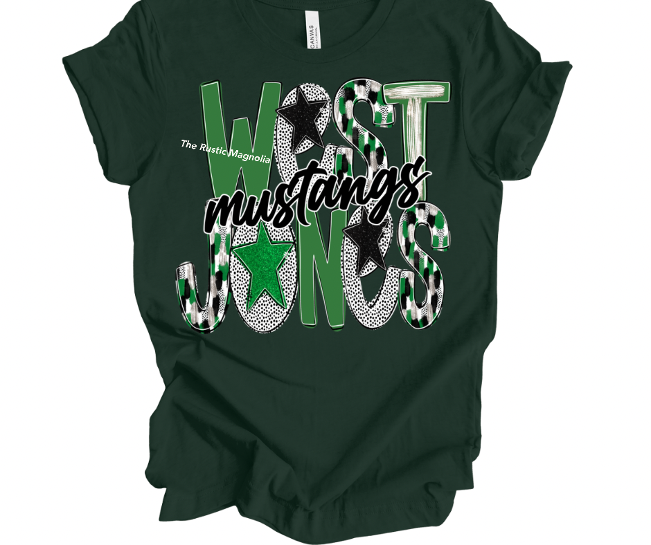 West Jones Mustangs (Poppy)