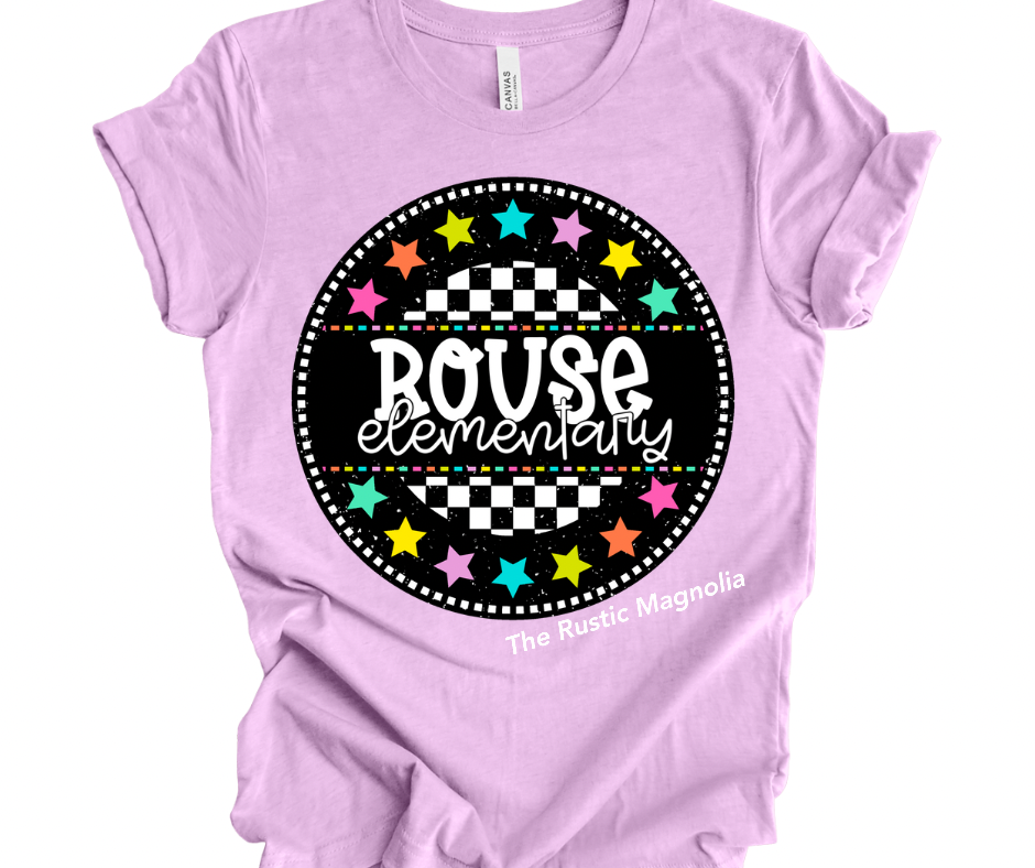 Rouse Elementary Checkered Stars