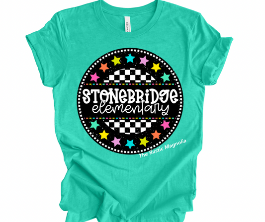 Stonebridge Elementary Checkered Stars
