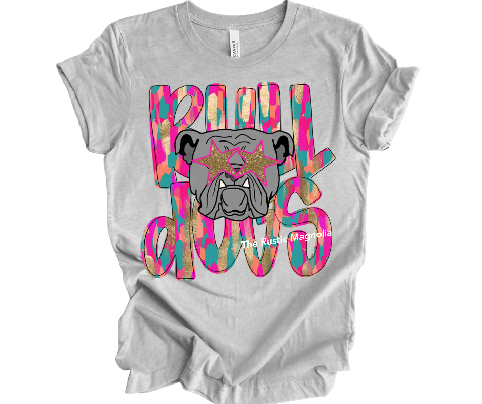 Painted Preppy Bulldogs