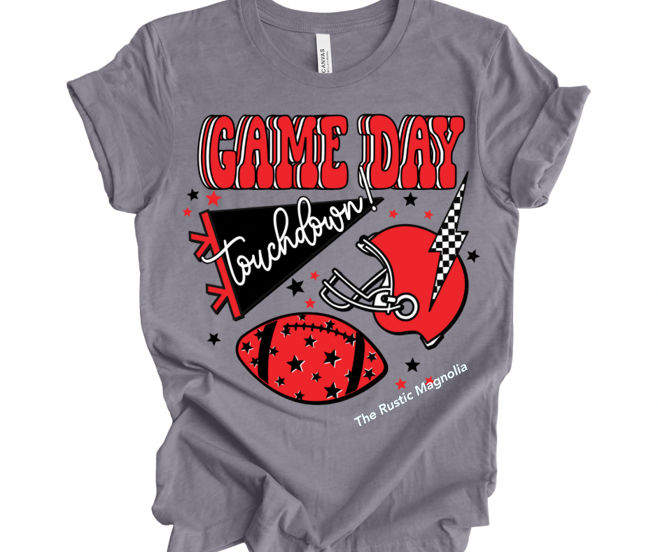 Game Day Collage (Red/Black)