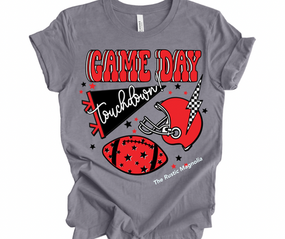 Game Day Collage (Red/Black)