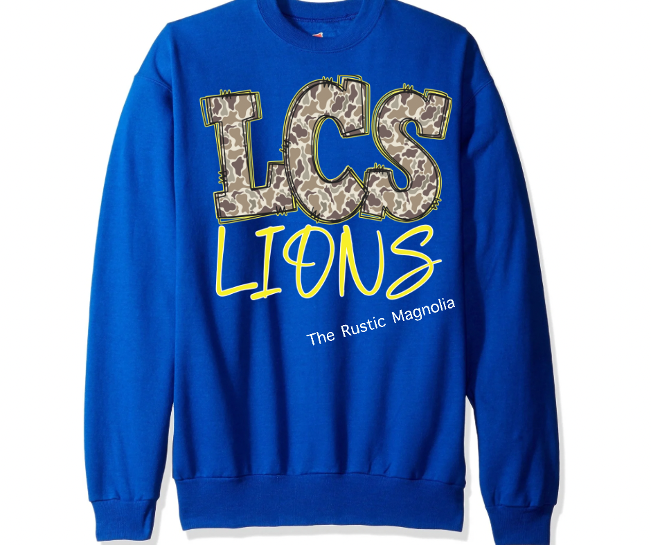 LCS Lions Camo Doodle