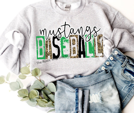 Mustangs Baseball Sweatshirt