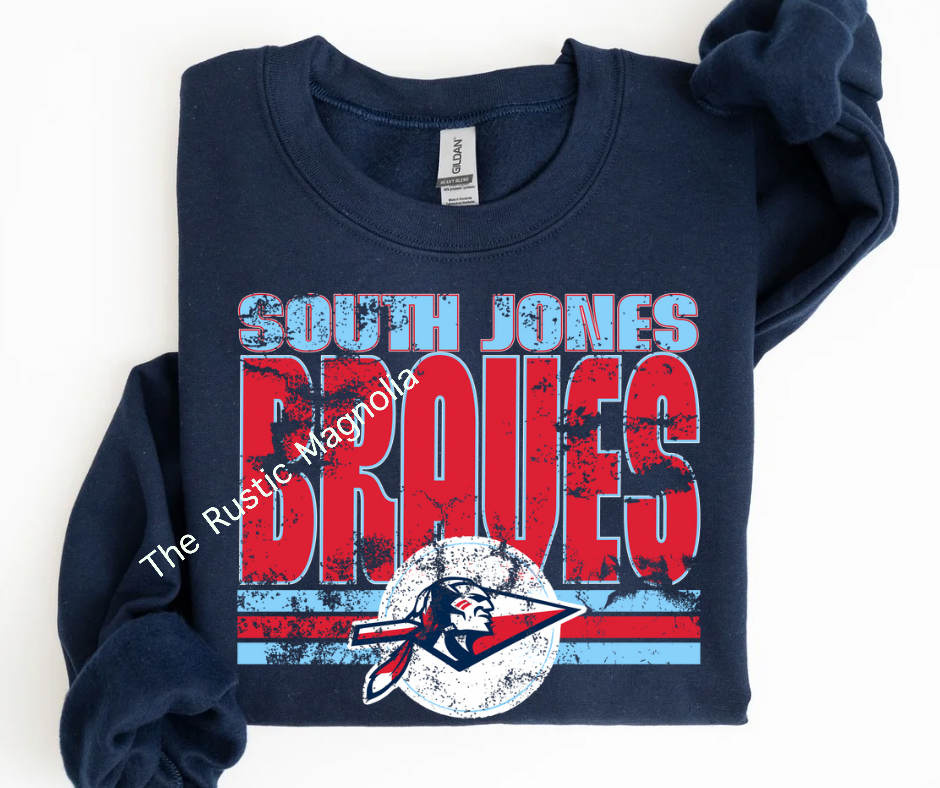 South Jones Braves Retro