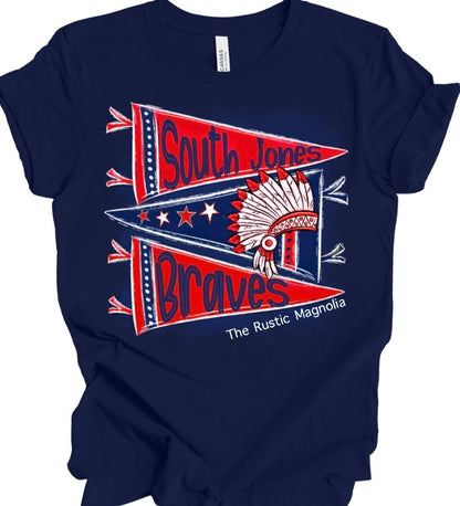 South Jones Braves Pennant