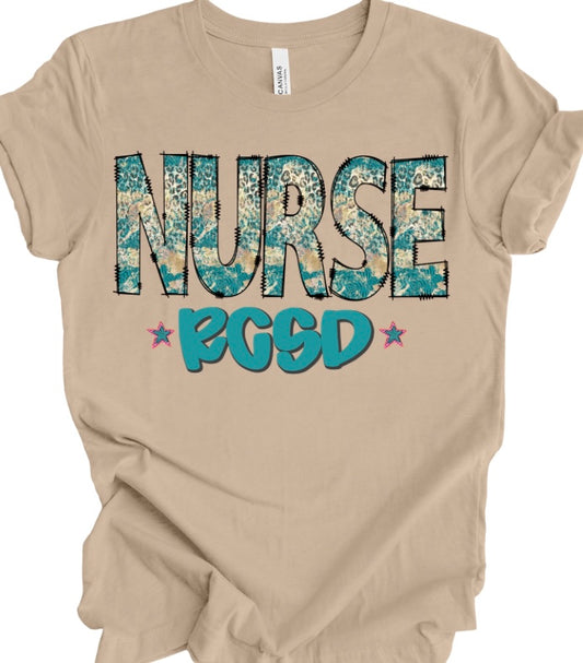 RCSD School (Teal Leopard)