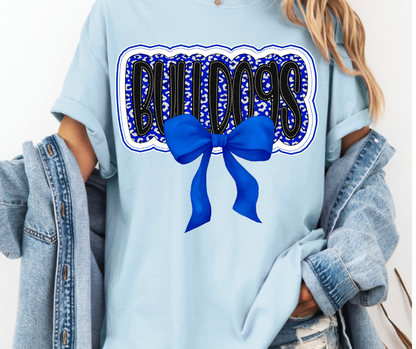Bulldogs Bow (Blue)