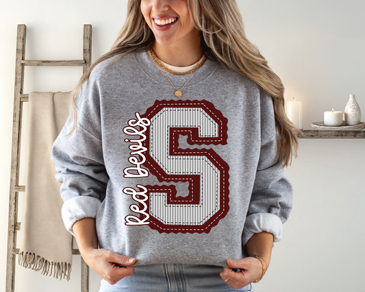 S Red Devils (Seersucker)