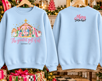 The Greatest Gift of All Nativity (FRONT WITH Mary Did You Know on back)